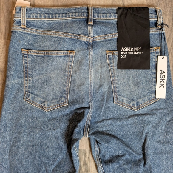 ASKK NY Denim Jeans Size 32 NWT - Picture 4 of 4